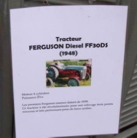 Tracteur, Ferguson Diesel FF30DS (1948) (30eme fete des moissons de Saint-Jean-de-Touslas) (txt)
